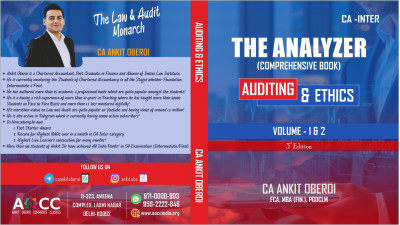 AUDITING & ETHICS – COMPREHENSIVE BOOKS + CHART CHALISA – CA INTERMEDIATE  B&W - MAY 2026/SEP 2026/ JAN 2027